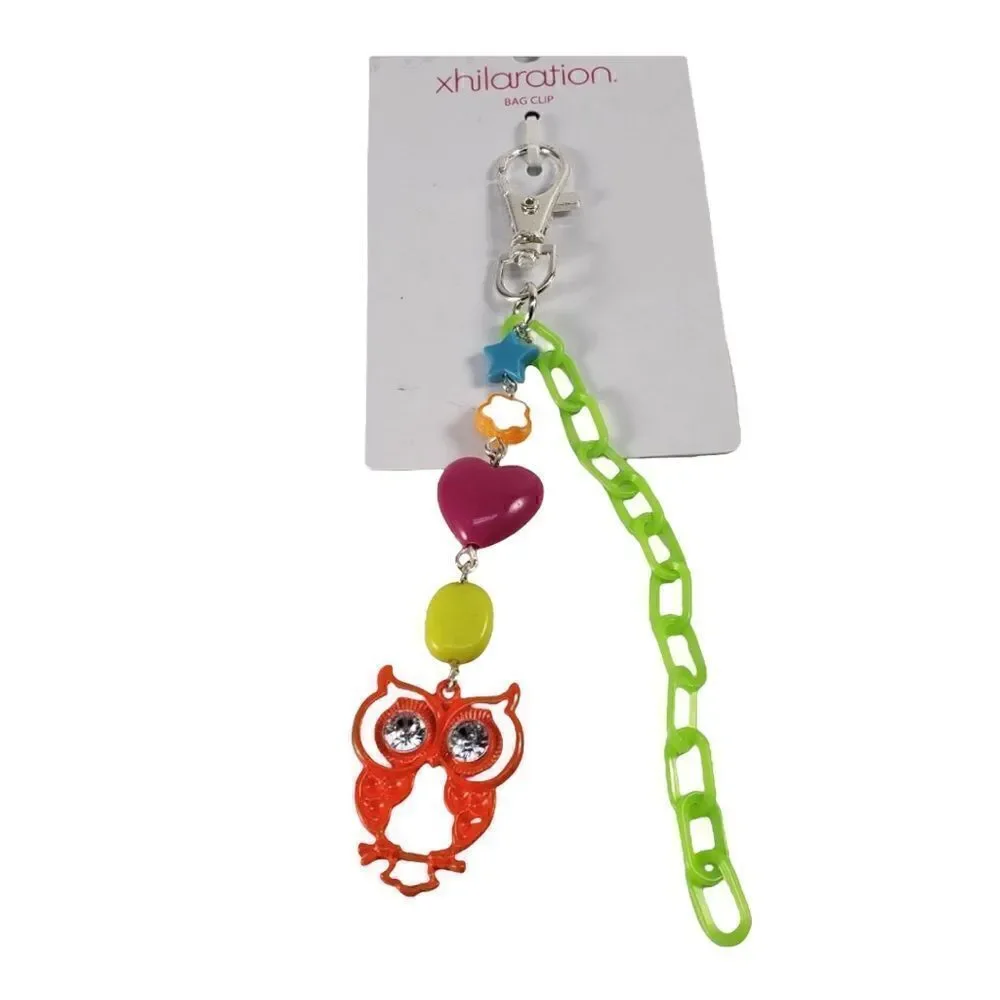 🌼🌼Xhilaration owl bag clip NWT🌼🌼